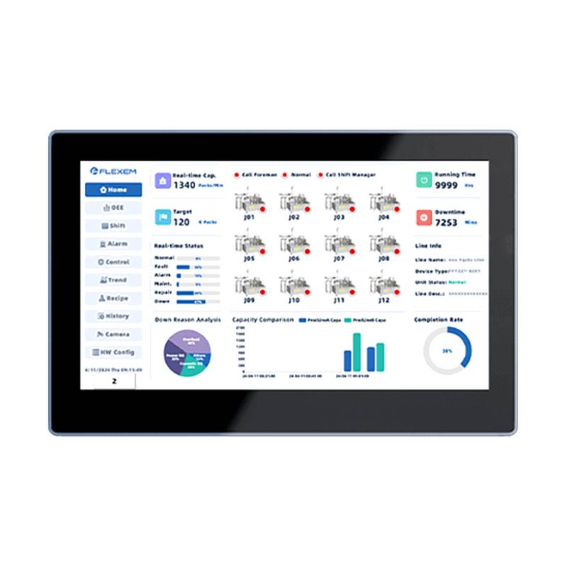 Flexem FPAD716 औद्योगिक रग्ड HMI कंट्रोलर, डुअल ईथरनेट इंटीग्रेशन के साथ चरम कार्य वातावरण के लिए