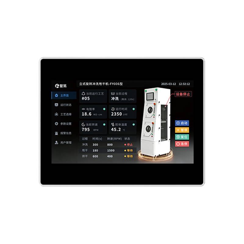 Flexem FPAD510X 10-इंच पैनल माउंट HMI टच स्क्रीन, पैकेजिंग लाइनों के लिए उच्च-रिज़ॉल्यूशन डिस्प्ले के साथ